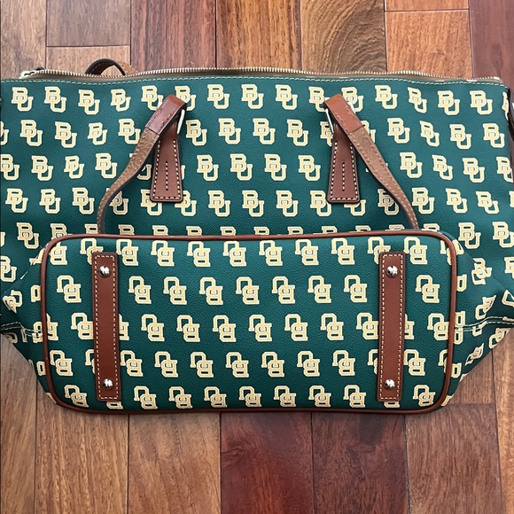 Dooney & Bourke Baylor University Green and Gold Logo Tote - Picture 4 of 5
